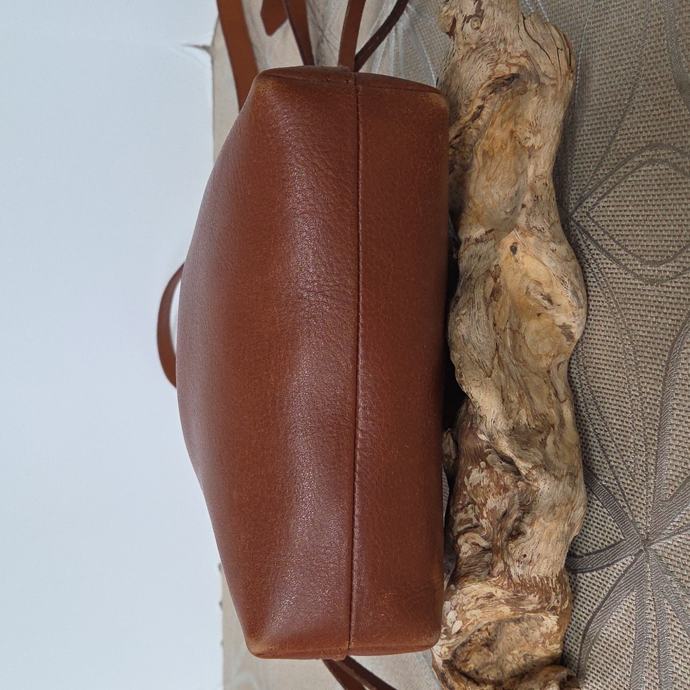 Madewell Brown Leather Bucket Bag - Picture 3 of 14